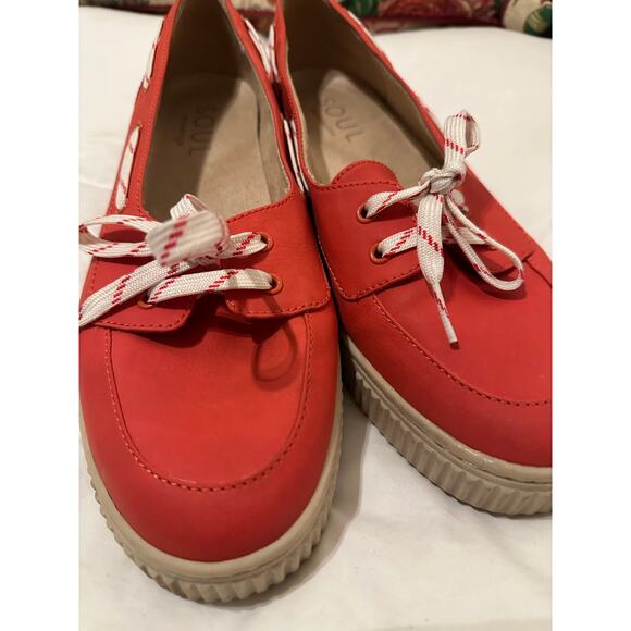 SOUL Naturalizer Women's Orange Tia-Boat Hybrid Sport Boat Shoes Size 11W - Picture 6 of 13